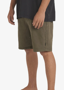 Wave Wash Twill Short - Military | Abbey Road Kaikoura