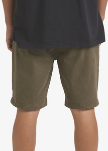 Wave Wash Twill Short - Military | Abbey Road Kaikoura