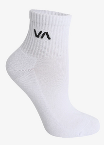 VA Mini Crew Sock 3 Pack - White | Abbey Road Kaikoura