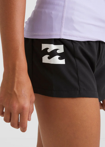 Girls Heat Wave BoardShort - Black | Abbey Road Kaikoura