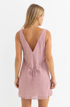 Load image into Gallery viewer, Lola Check Mini Dress - Fire | Abbey Road Kaikoura