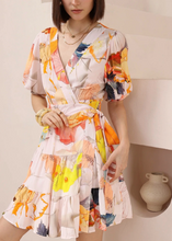 Load image into Gallery viewer, Amara Wrap Dress Orange | Abbey Road Kaikoura