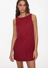 Load image into Gallery viewer, Knox Mini Dress - Garnet Red | Abbey Road Kaikoura
