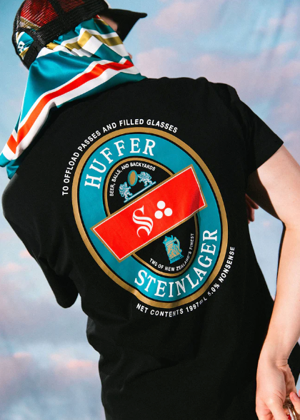 Mens Sup Tee / Offload Black | Abbey Road Kaikoura