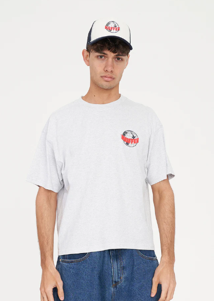 Block Crop Tee Air Huffer - SilverMarle | Abbey Road Kaikoura