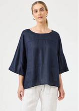 Load image into Gallery viewer, Studio Relaxed Top One Size - Navy | Abbey Road Kaikoura