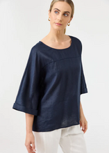 Load image into Gallery viewer, Studio Relaxed Top One Size - Navy | Abbey Road Kaikoura