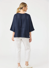 Load image into Gallery viewer, Studio Relaxed Top One Size - Navy | Abbey Road Kaikoura
