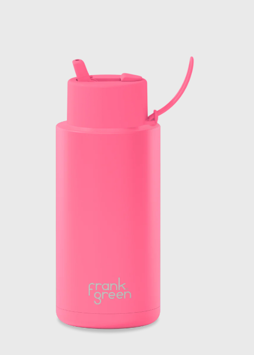 34oz Ceramic Reusable Bottle Straw Lid | Abbey Road Kaikoura