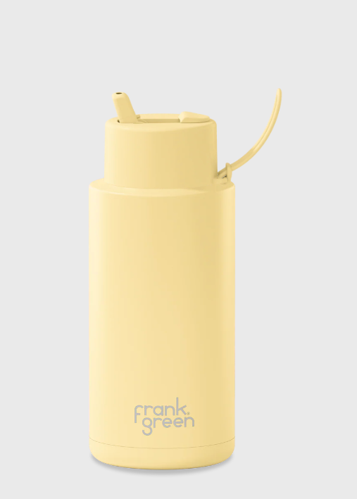 34oz Ceramic Reusable Bottle Straw Lid | Abbey Road Kaikoura