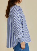 Load image into Gallery viewer, Romi Shirt - Navy Stripe | Abbey Road Kaikoura