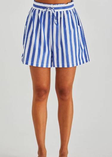 Brynne Short Blue Stripe | Abbey Road Kaikoura