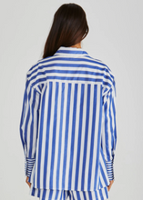 Load image into Gallery viewer, Brynne Shirt Blue Stripe | Abbey Road Kaikoura