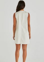 Load image into Gallery viewer, Sabine Denim Vest Dress Parchment Wash Cream | Abbey Road Kaikoura