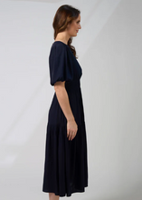 Load image into Gallery viewer, Sabrina Dress Navy | Abbey Road Kaikoura