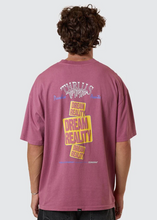 Load image into Gallery viewer, Reality Dreams Box Fit Oversize Tee / Delta Berry | Abbey Road Kaikoura
