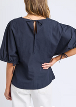 Load image into Gallery viewer, Marie Top Navy | Abbey Road Kaikoura