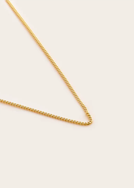 Curb Chain Necklace - Gold Pated | Abbey Road Kaikoura
