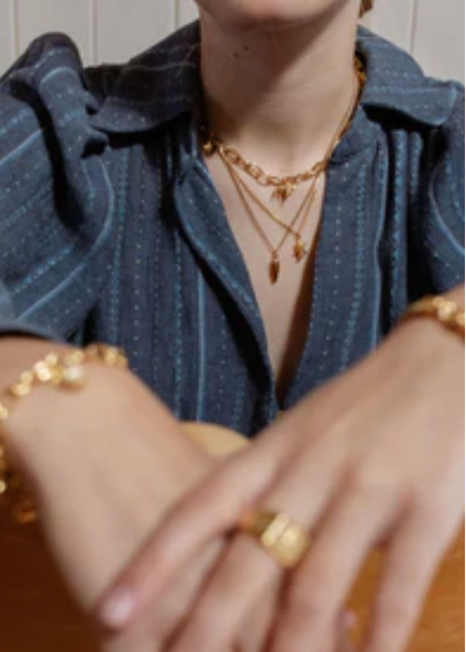 Curb Chain Necklace - Gold Pated | Abbey Road Kaikoura