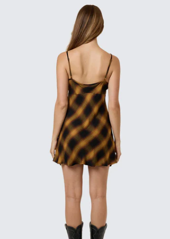 Lost Signal Mini Dress / Bronze | Abbey Road Kaikoura