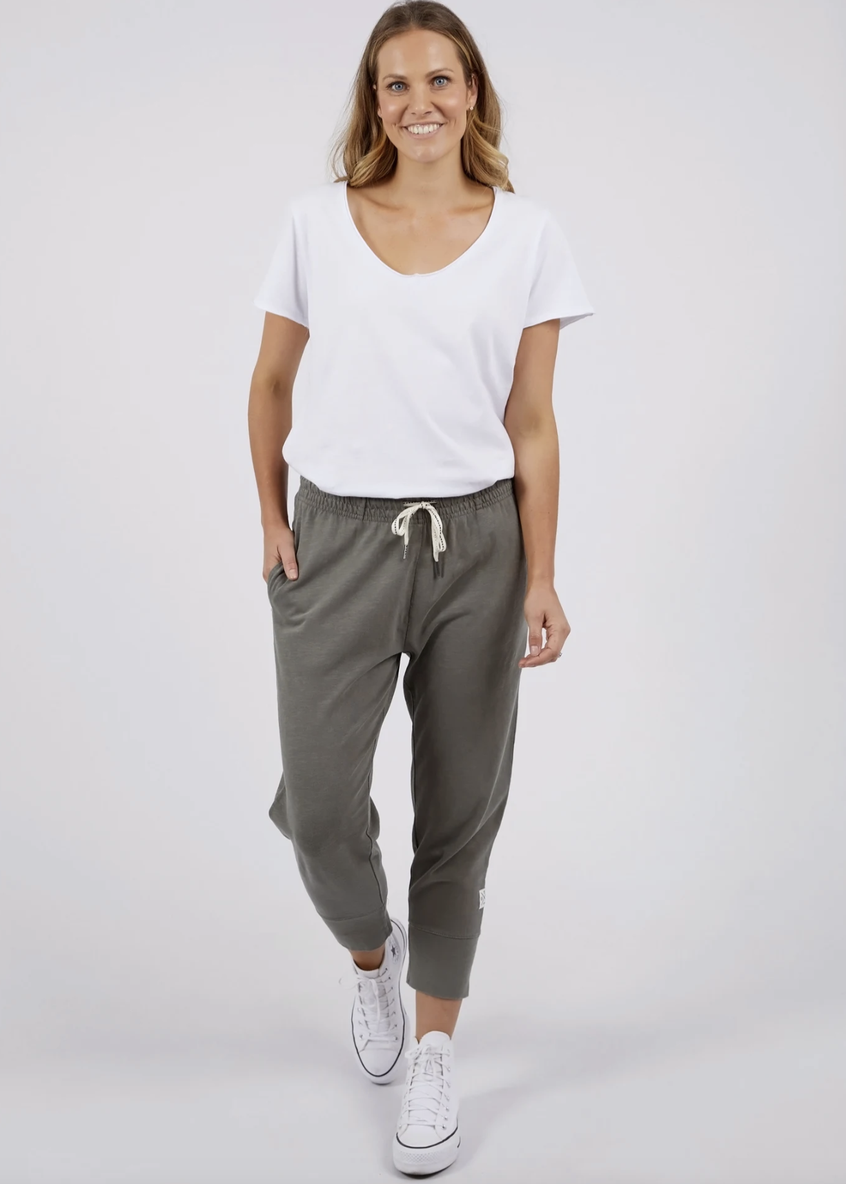 Foxwood\Brunch Pants\Khaki|Abbey Road