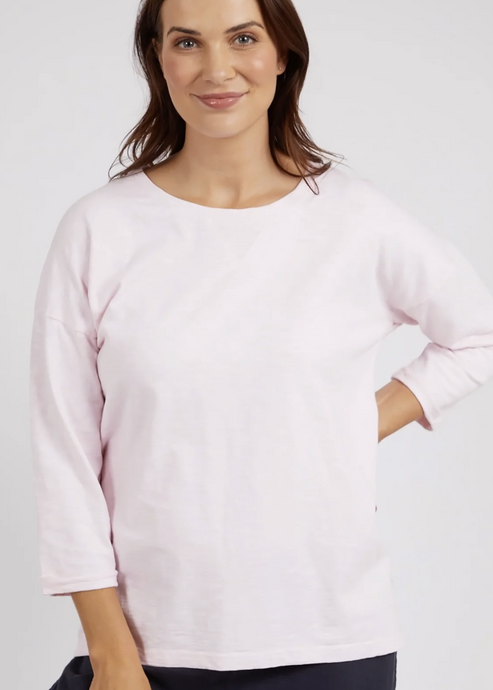 Elm\Annie 3/4 Sleeve Tee /Pink|Abbey Road