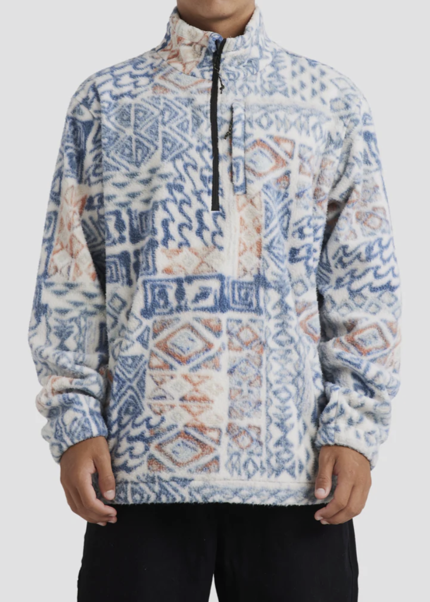 Billabong\Adviv Boundary Mock Neck /Oat|Abbey Road