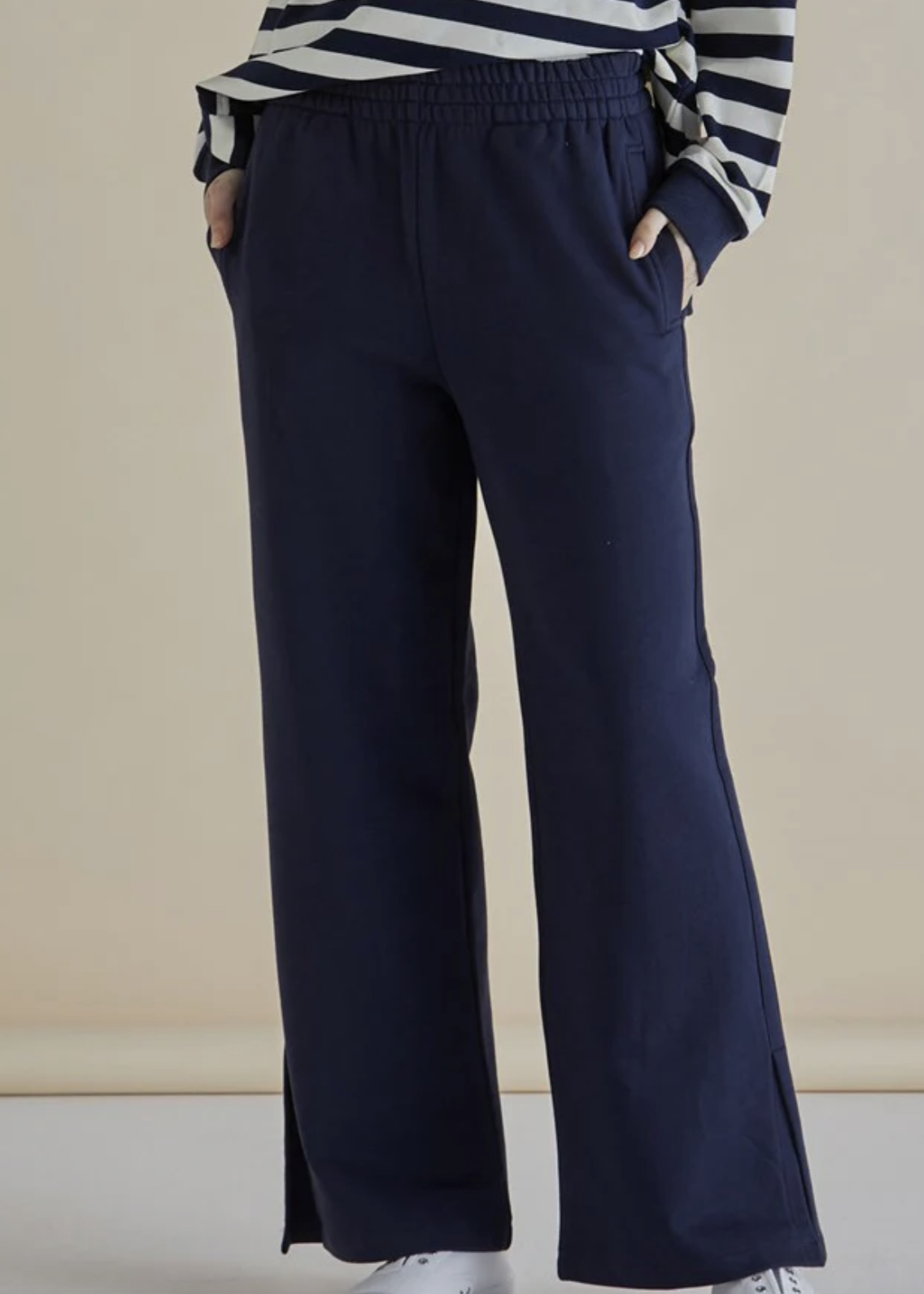 Betty Basics\Pace Jogger /Navy|Abbey Road