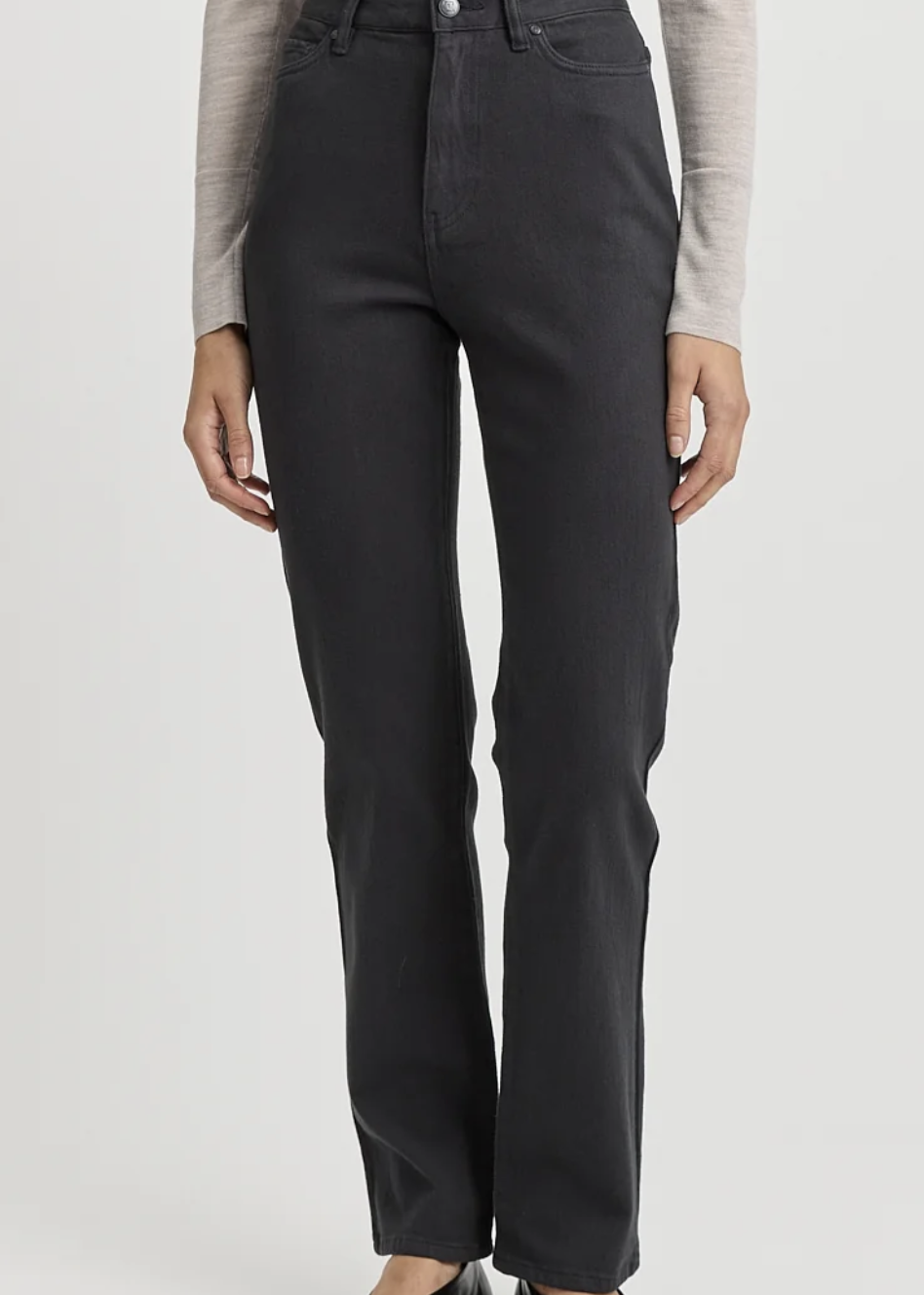 Toorallie\High Rise Straight Leg Jean/Ink|Abbey Road