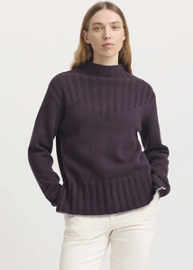 Toorallie\Wide Rib Mock Neck /Sumak|Abbey Road