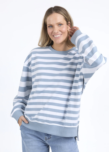 Elm\Vivid Crew /Steel Blue Stripe|Abbey Road