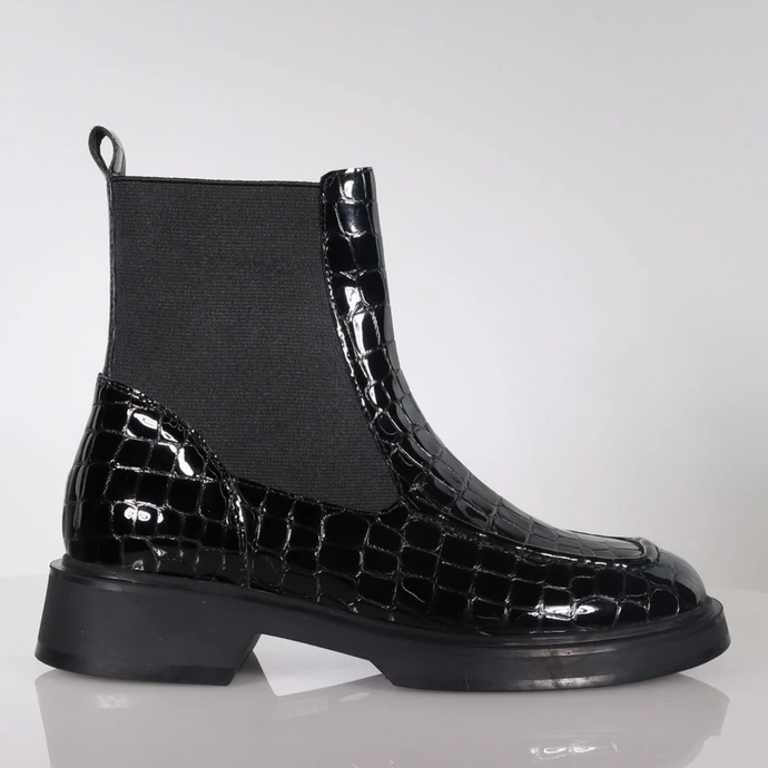 Minx\Jodi/ Black Croc Patent|Abbey Road
