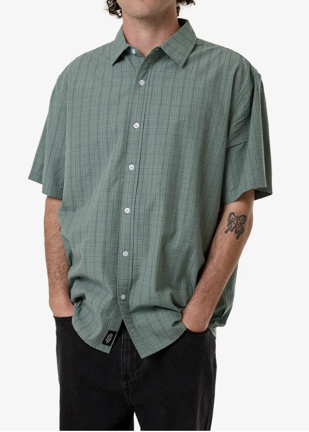 Thrills\Ambient Connections Short Sleeve /Chinois Green?Abbey Road