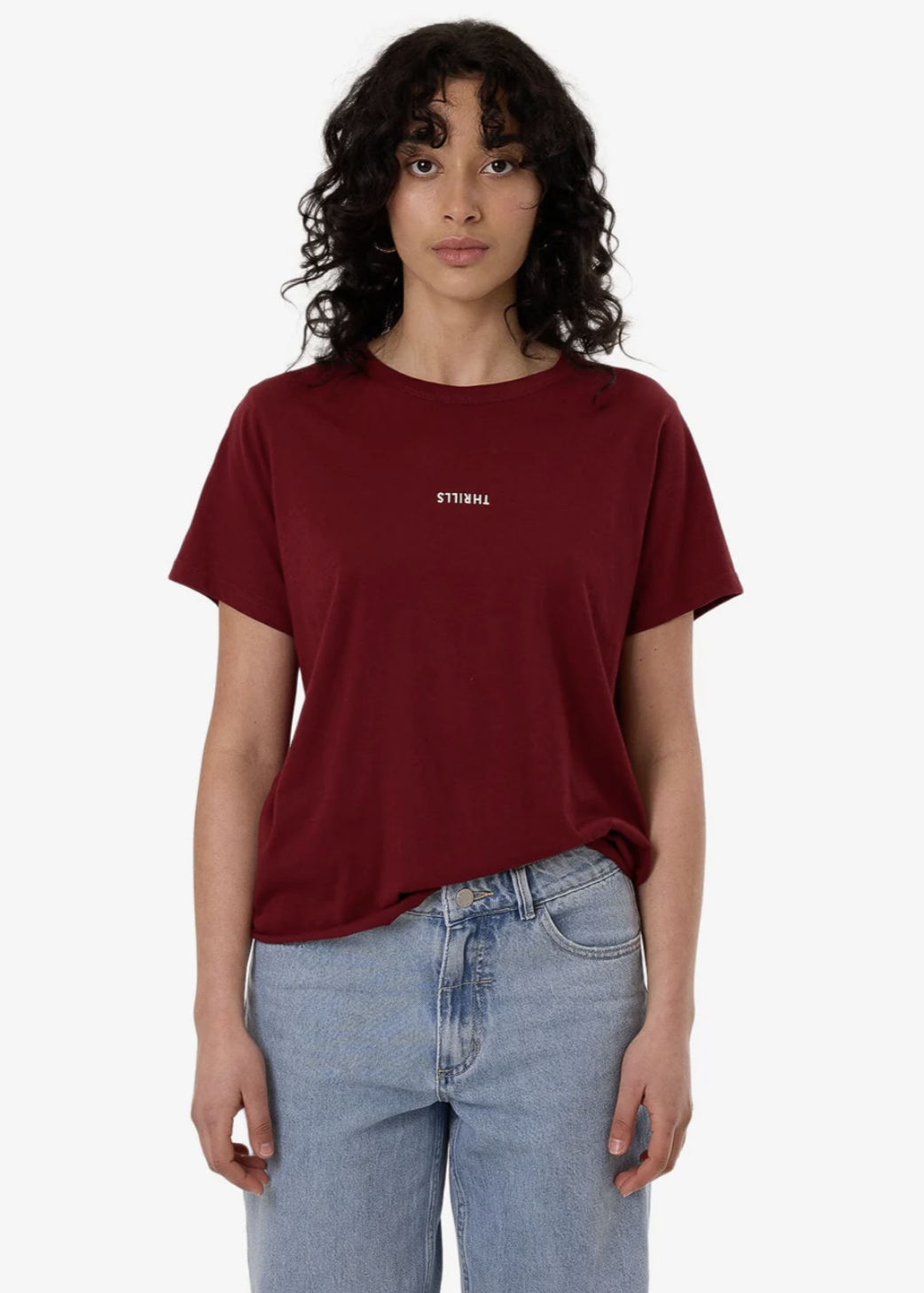 Thrills\Minimal Thrills Relaxed Tee /Cabernet|Abbey Road