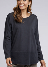 Load image into Gallery viewer, Elm\Fundamental Rib L/S Tee/ Washed Black|Abbey Road