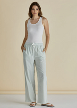 Load image into Gallery viewer, Georgie Pants - Green Stripe | Abbey Road Kaikoura