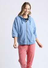 Load image into Gallery viewer, Beachy Zip Hoodie - Blue Shadow | Abbey Road Kaikoura