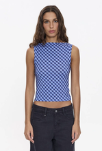 Load image into Gallery viewer, High Speed Check Tank - Guardian Navy | Abbey Road Kaikoura