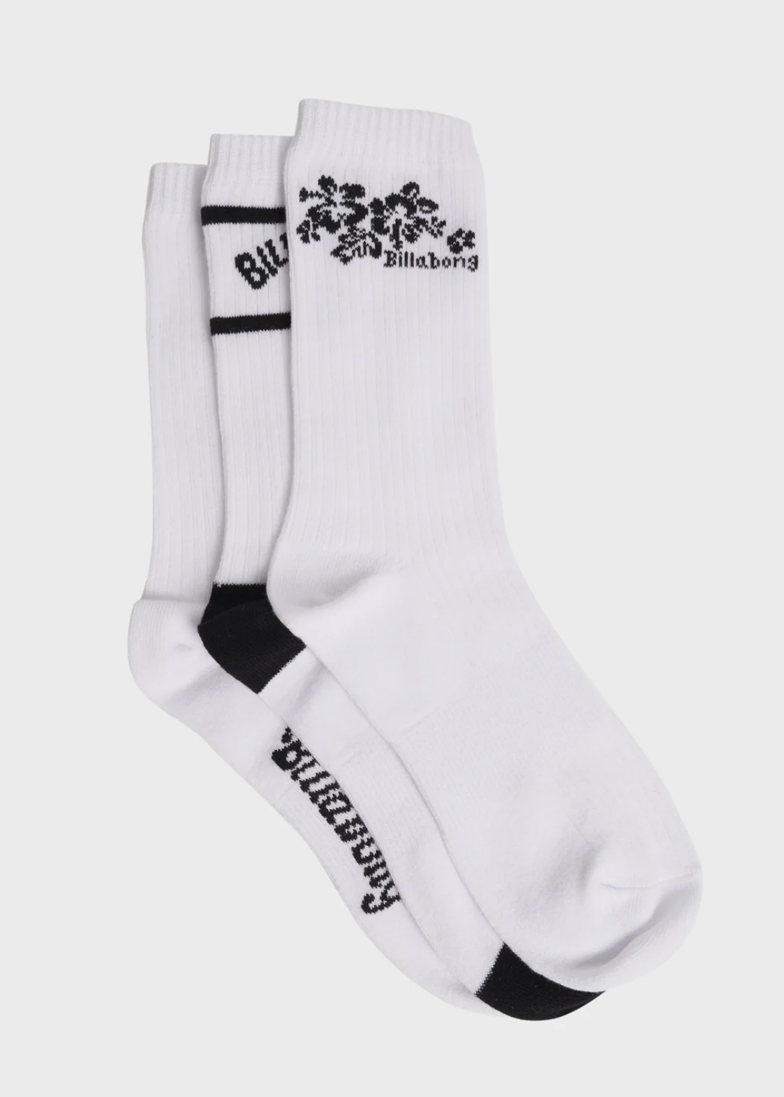 Womens Good Times 3 Pack Blk/White | Abbey Road Kaikoura