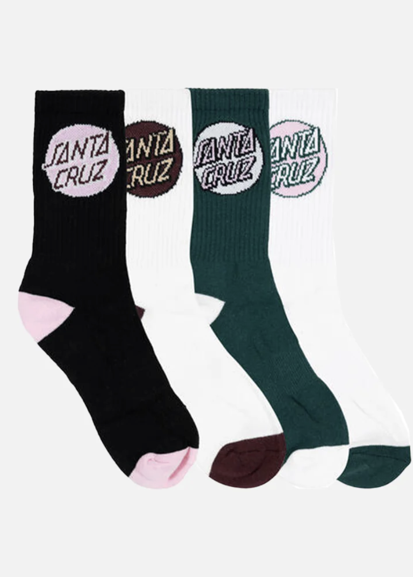 Other Dot Crew Sock White-Green-White-Black | Abbey Road Kaikoura