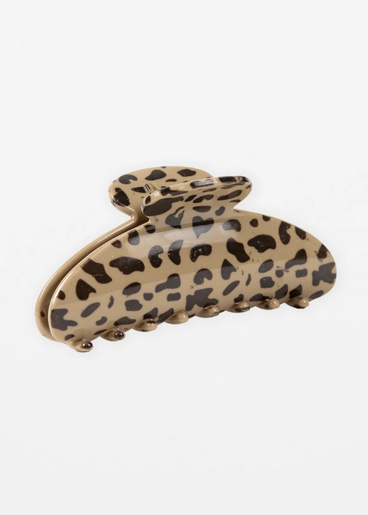 Hair Claw Cheetah - Tan and Black | Abbey Road Kaikoura