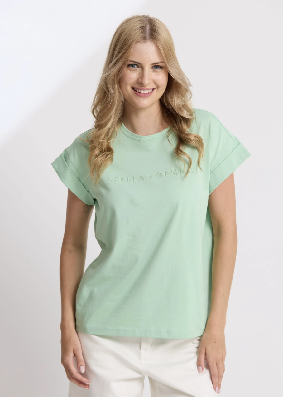 Cuff Tee - Snifter Green  | Abbey Road Kaikoura