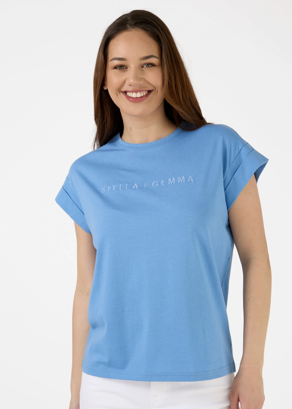 Cuff Tee Logo - Sky | Abbey Road Kaikoura
