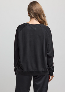 Stella & Gemma Bronze Peony Logo Sweater Black|Abbey Road