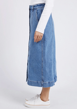 Load image into Gallery viewer, Elm Florence Button Thru Denim Skirt|Abbey Road