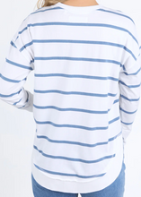 Load image into Gallery viewer, Foxwood\Farrah Stripe Long Sleeve - Blue|Abbey Road