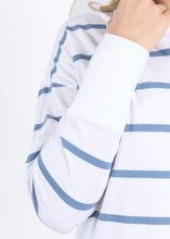 Load image into Gallery viewer, Foxwood\Farrah Stripe Long Sleeve - Blue|Abbey Road