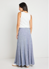 Load image into Gallery viewer, Re:Union\Lagos Bias Cut Maxi Skirt /Chambray|Abbey Road