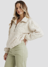 Load image into Gallery viewer, Billabong\Fireside Cosy Half Zip Crew / Whitecap|Abbey Road
