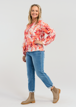 Load image into Gallery viewer, Seduce\Trixie Top / Orange Smudge|Abbey Road